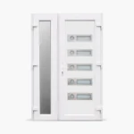 Dvokrilna ulazna vrata Baumann Inox Line 27