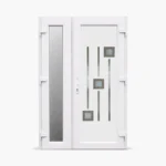 Dvokrilna ulazna vrata Baumann Inox Line 32