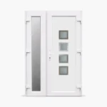 Dvokrilna ulazna vrata Baumann Inox Line 46