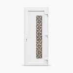 Jednokrilna-ulazna-vrata-desna-Deluxe DLX-5 Stop Sol braon