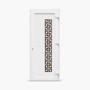 Jednokrilna-ulazna-vrata-desna-Deluxe DLX-5 Stop Sol braon