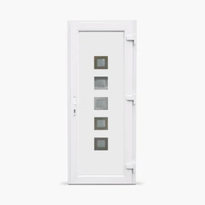 Jednokrilna-ulazna-vrata-desna-Inox Line 08 Satinato