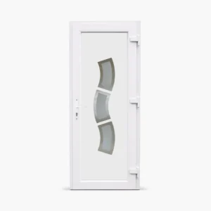 Jednokrilna-ulazna-vrata-desna-Inox Line 20 Satinato