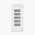 Jednokrilna-ulazna-vrata-desna-Inox Line 29 Satinato