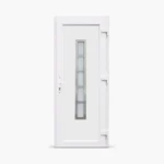 Jednokrilna-ulazna-vrata-desna-Inox Line 47 Satinato